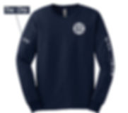 Asian Firefighters Association Navy Long Sleeve Shirt
