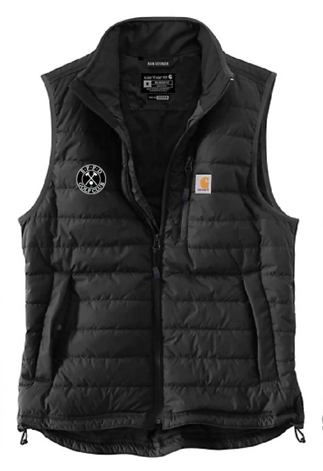 SFFD Golf Club Embroidered Black Carhartt Vest