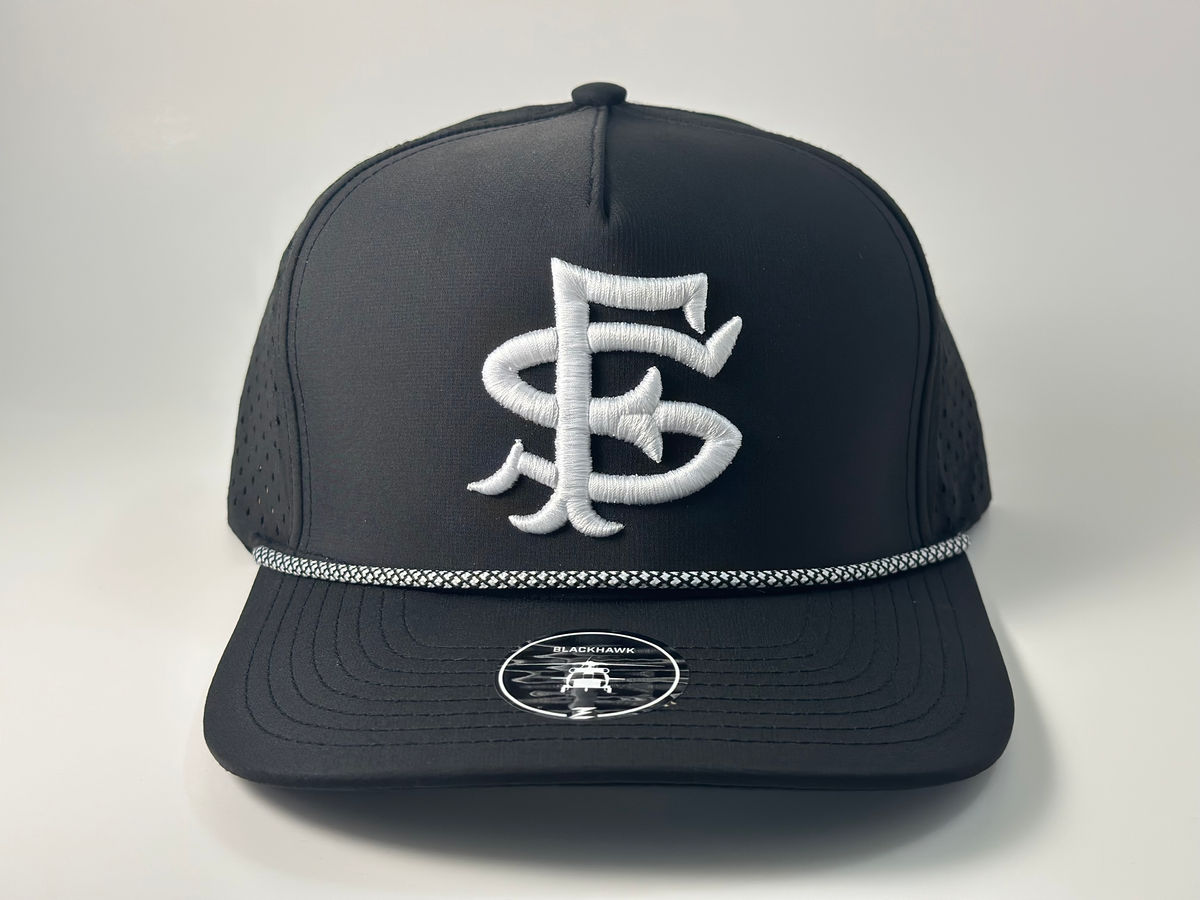 SF Seals Black Rope Premium Snapback Hat