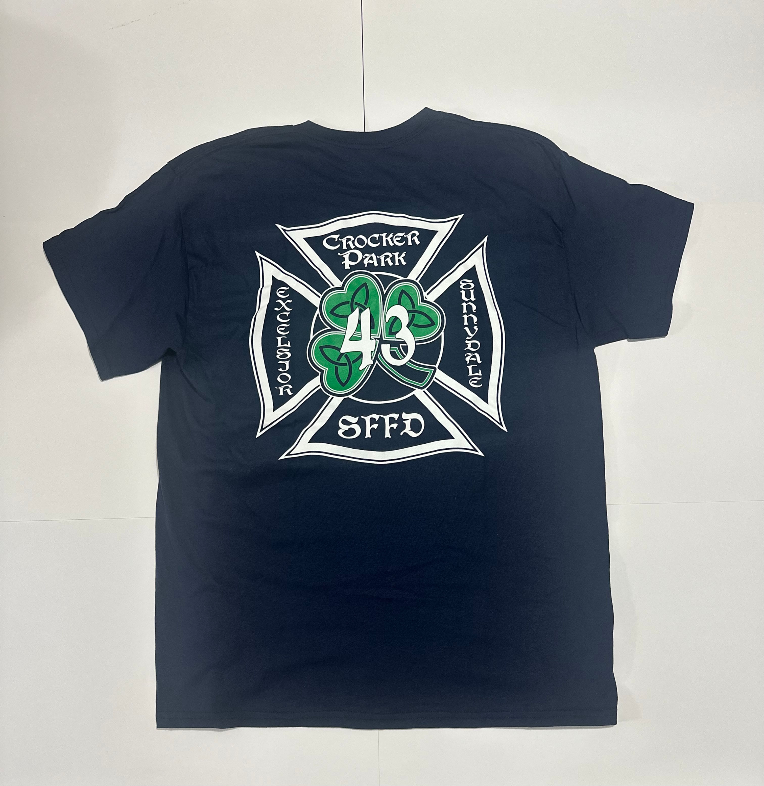 SFFD St. 43 "Shamrock" Navy T-shirt