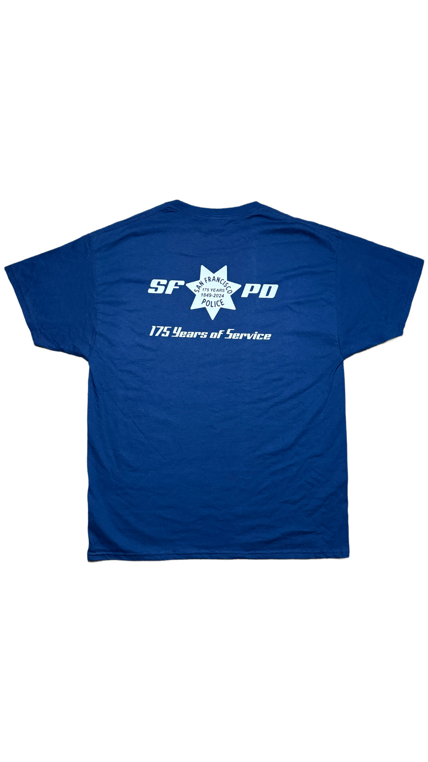 SFPD 175 Years of Service Navy T-Shirt