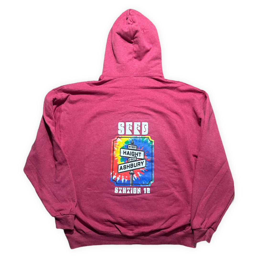 SFFD St. 12 Red Hooded Sweatshirt