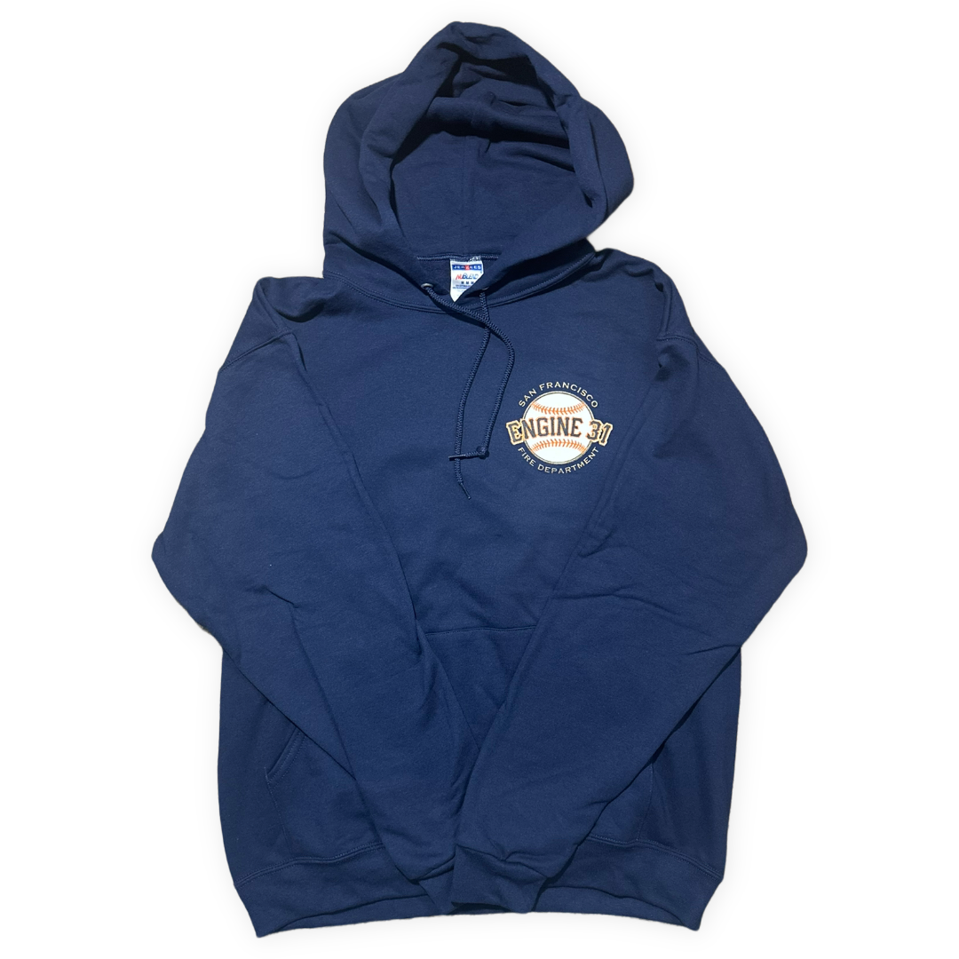 SFFD St. 31 Ball Park Navy Hooded Sweatshirt
