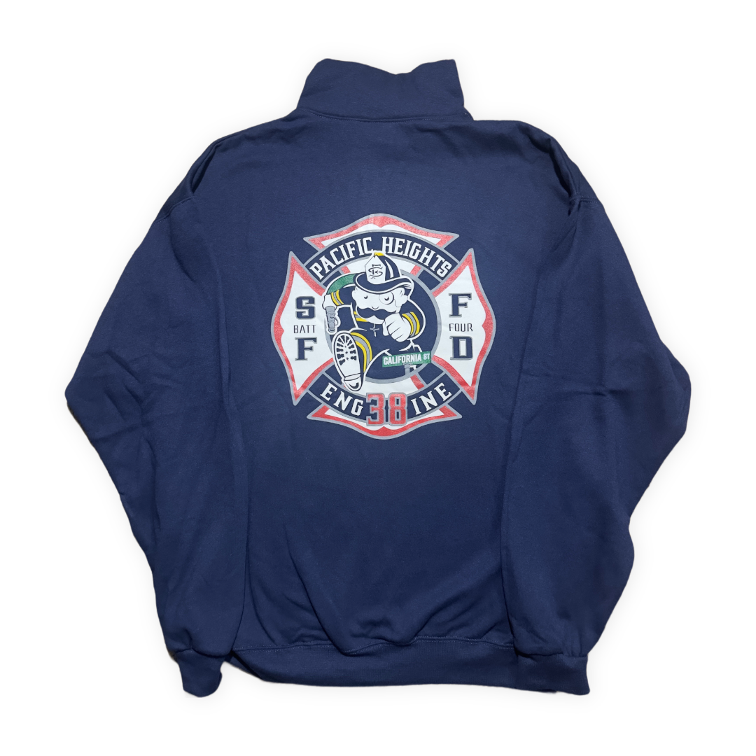 SFFD St. 38 Quarter Zip Sweatshirt