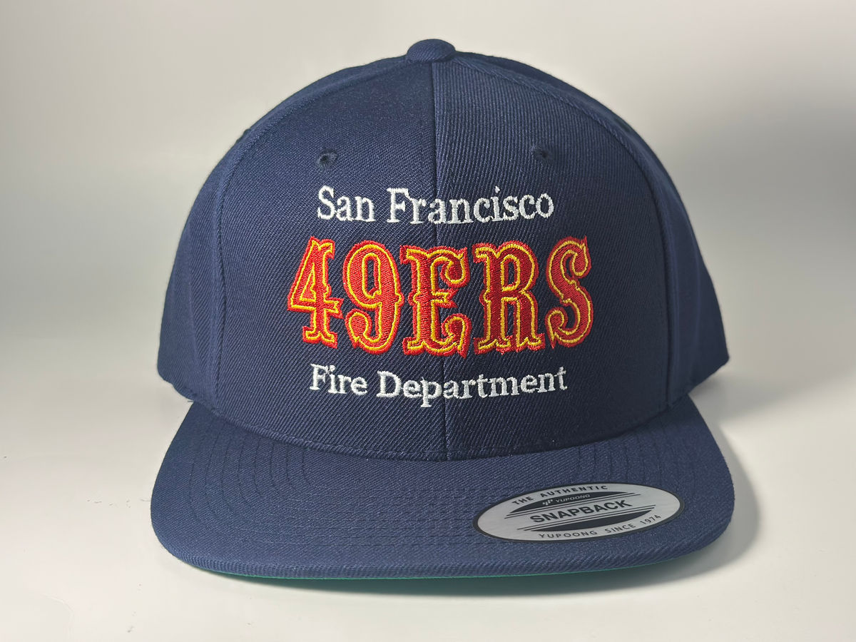 SFFD 49 ERS Navy Wool Snapback
