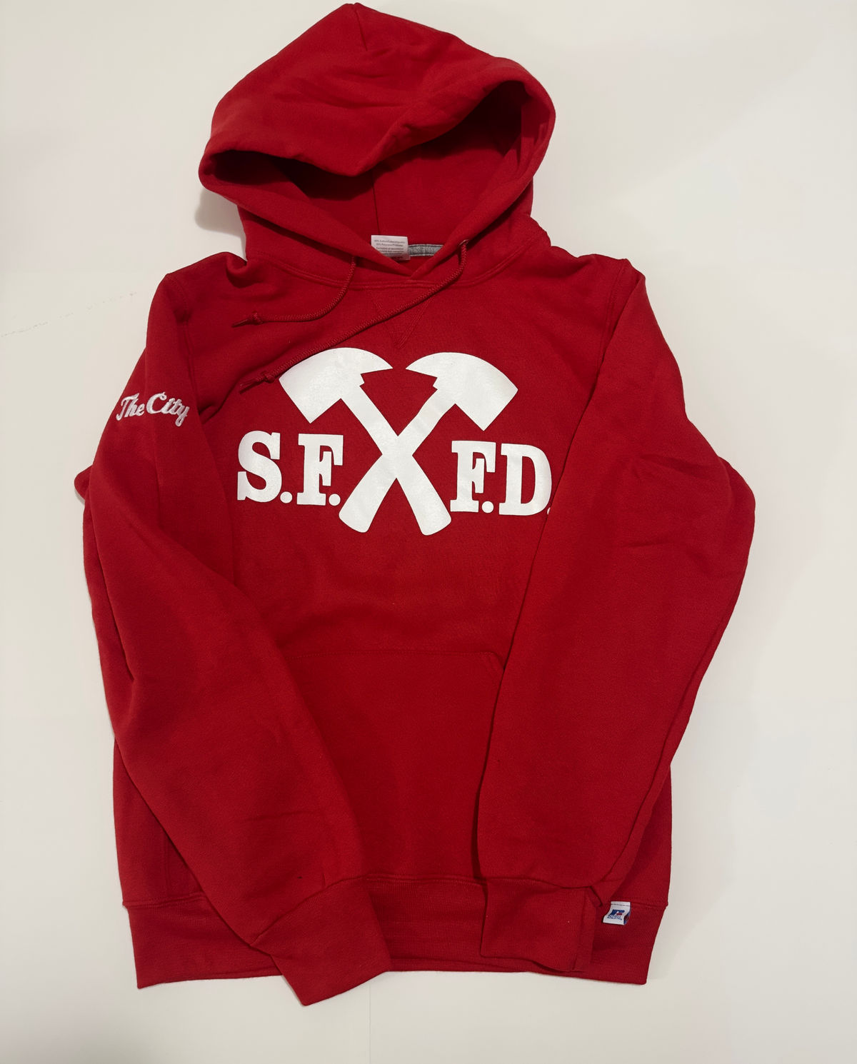 SFFD Crossaxe Red Hoodie
