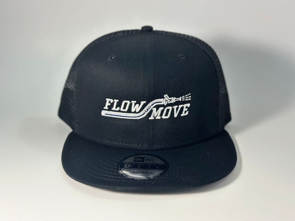 Flow and Move Black New Era Snapback
