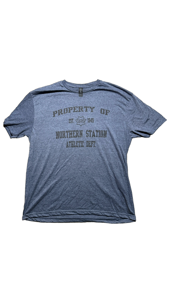 SFPD Northern Station Heathered Navy T-Shirt | Bay Area Fire Store