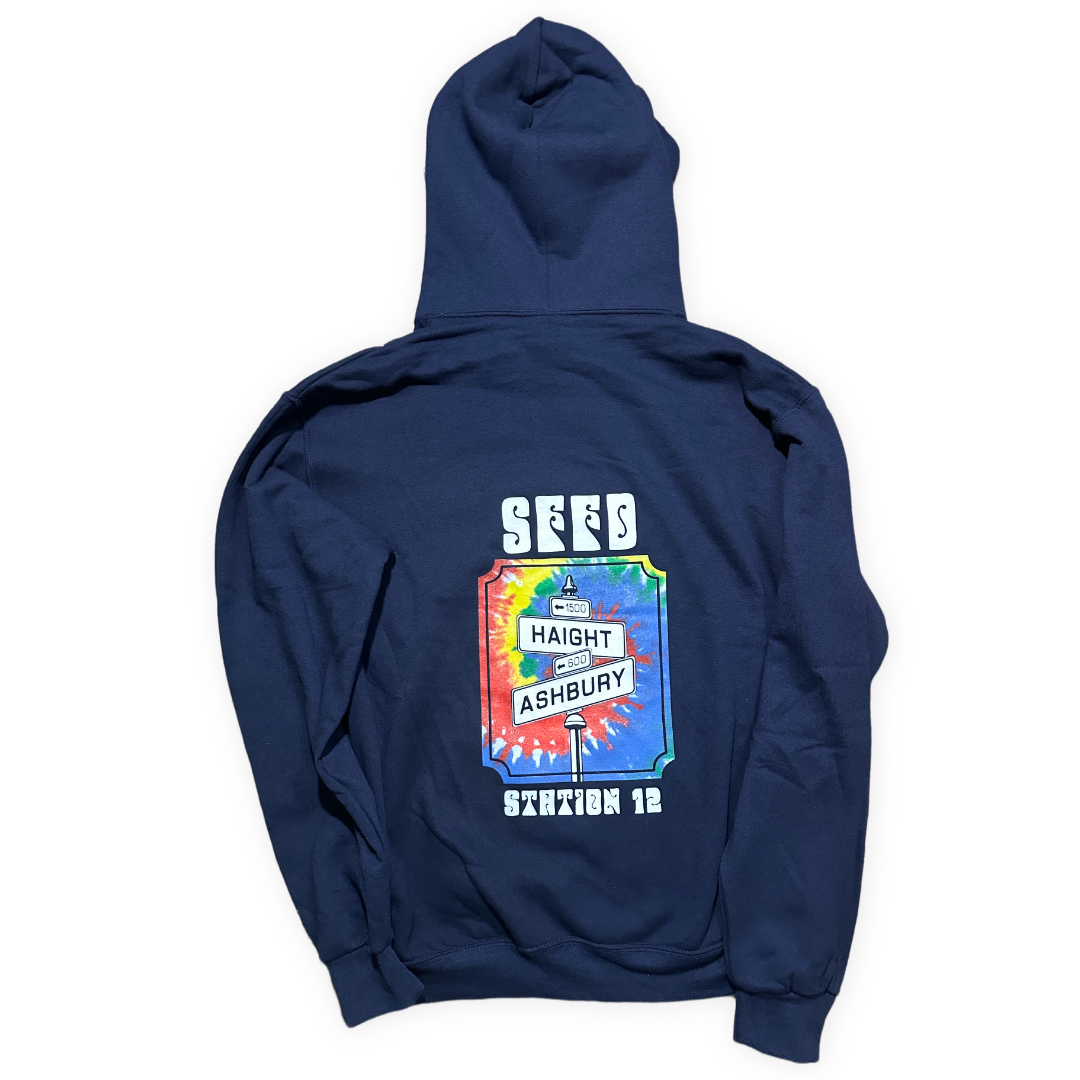 SFFD St. 12 Navy Hooded Sweatshirt
