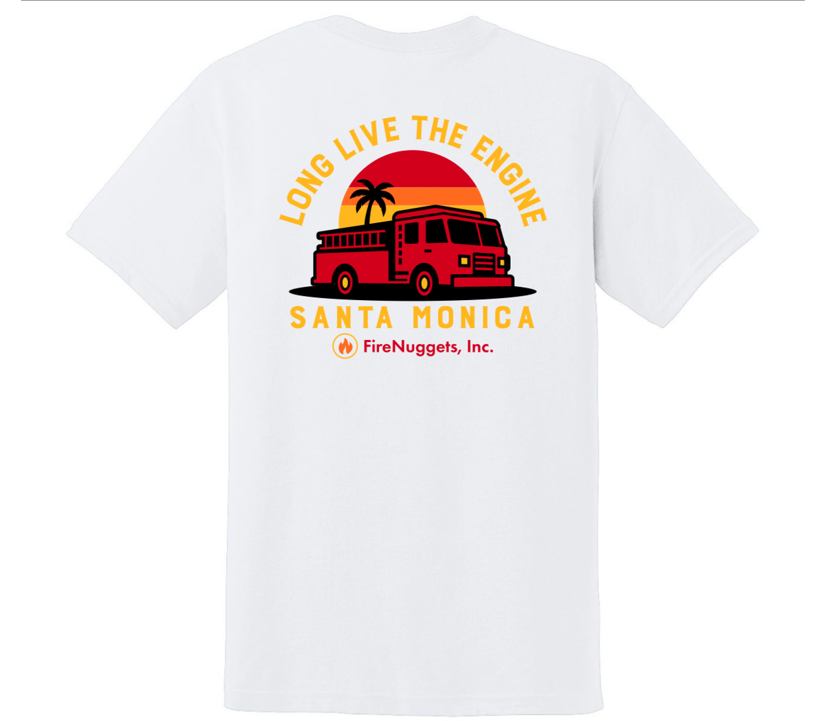 Fire Nuggets Long Live the Engine White T-Shirt