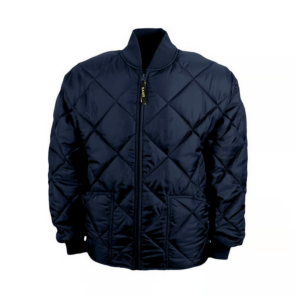 Thumbnail: Custom Game "The Bravest" Diamond Quilt Jacket