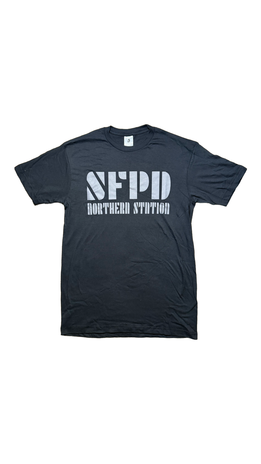 SFPD Northern Station Black T-Shirt