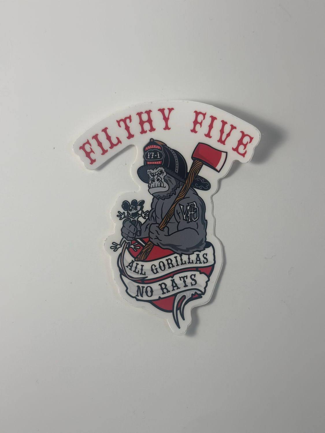 Vallejo Leatherheads Filthy Five Sticker
