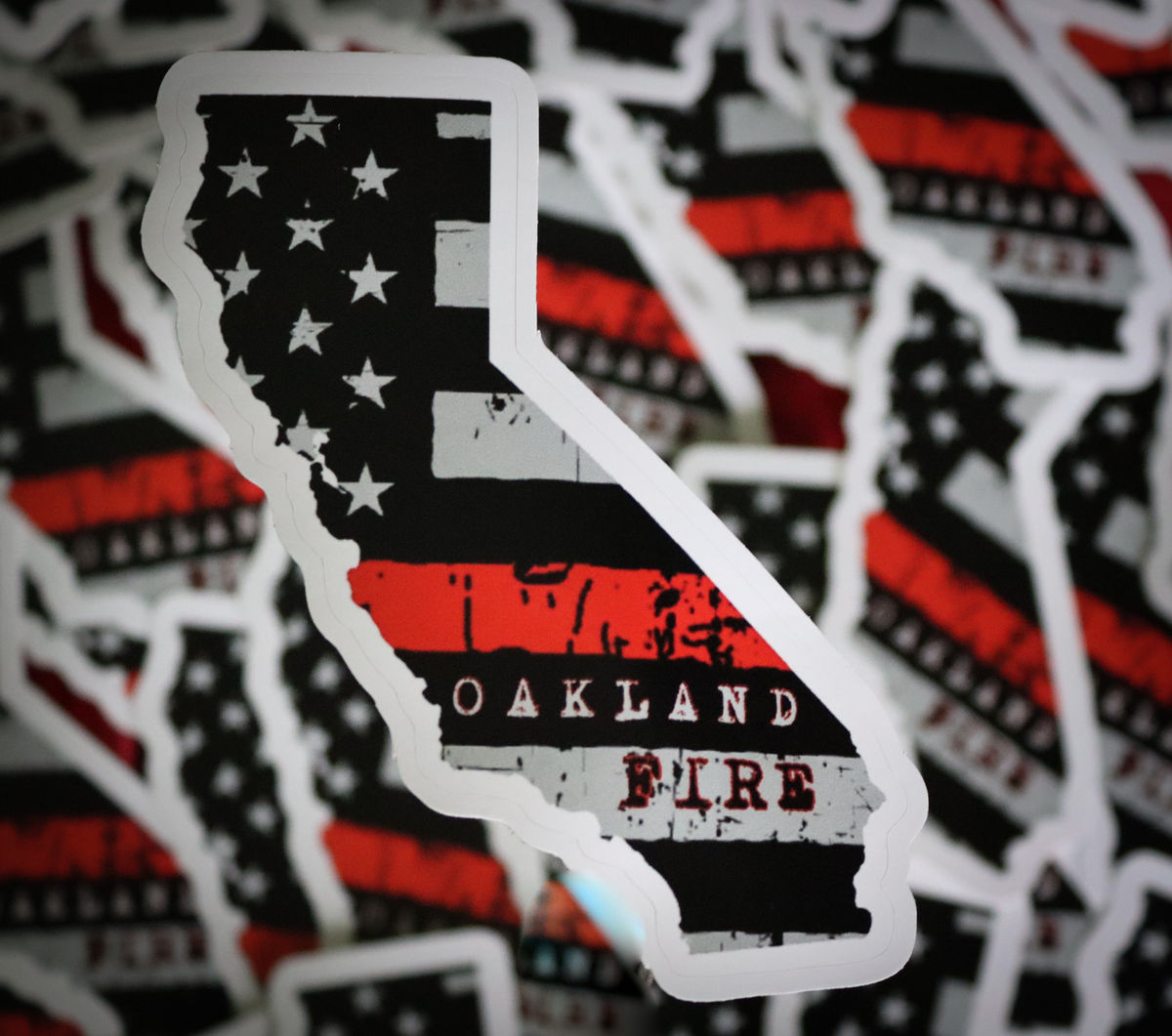 Thin Red Line Oakland Fire