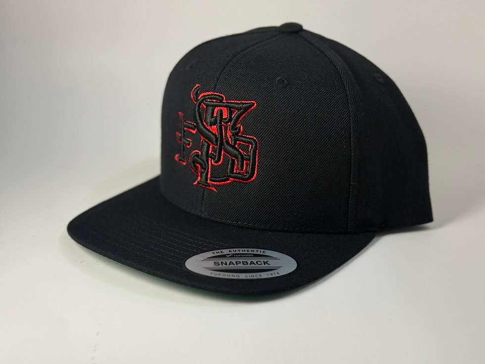 Thumbnail: SFFD Red/Black Letter Scramble Snapback Hat