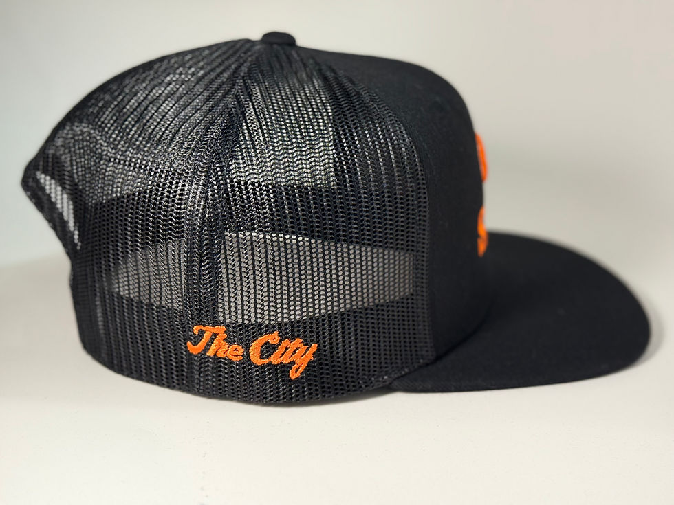 Thumbnail: SFFD Cross Axe Black Snapback Hat