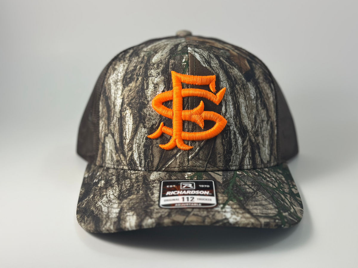 SF Seals Hunter Orange Trucker Hat