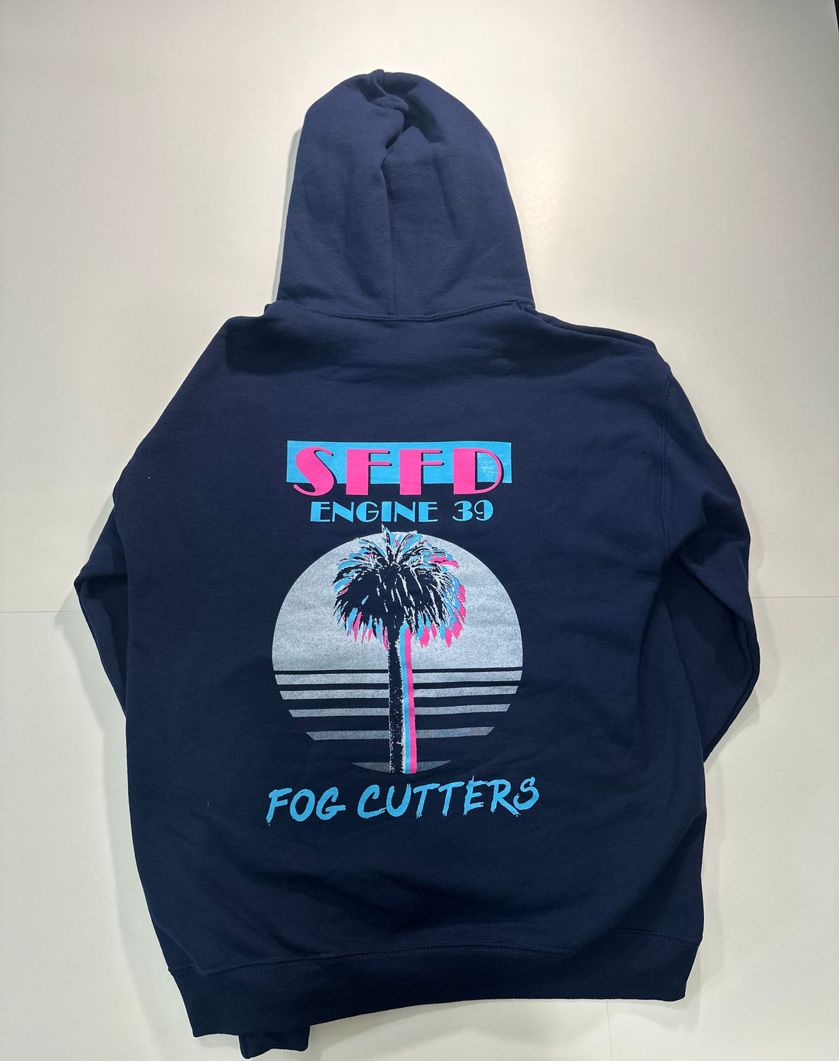 SFFD "Fog Cutters" Navy Hooded Sweatshirt