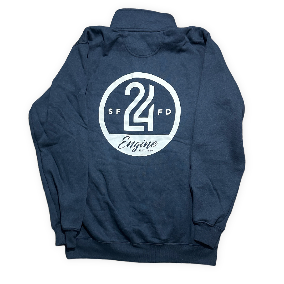 SFFD St. 24 Carhartt Navy 1/4 Zip