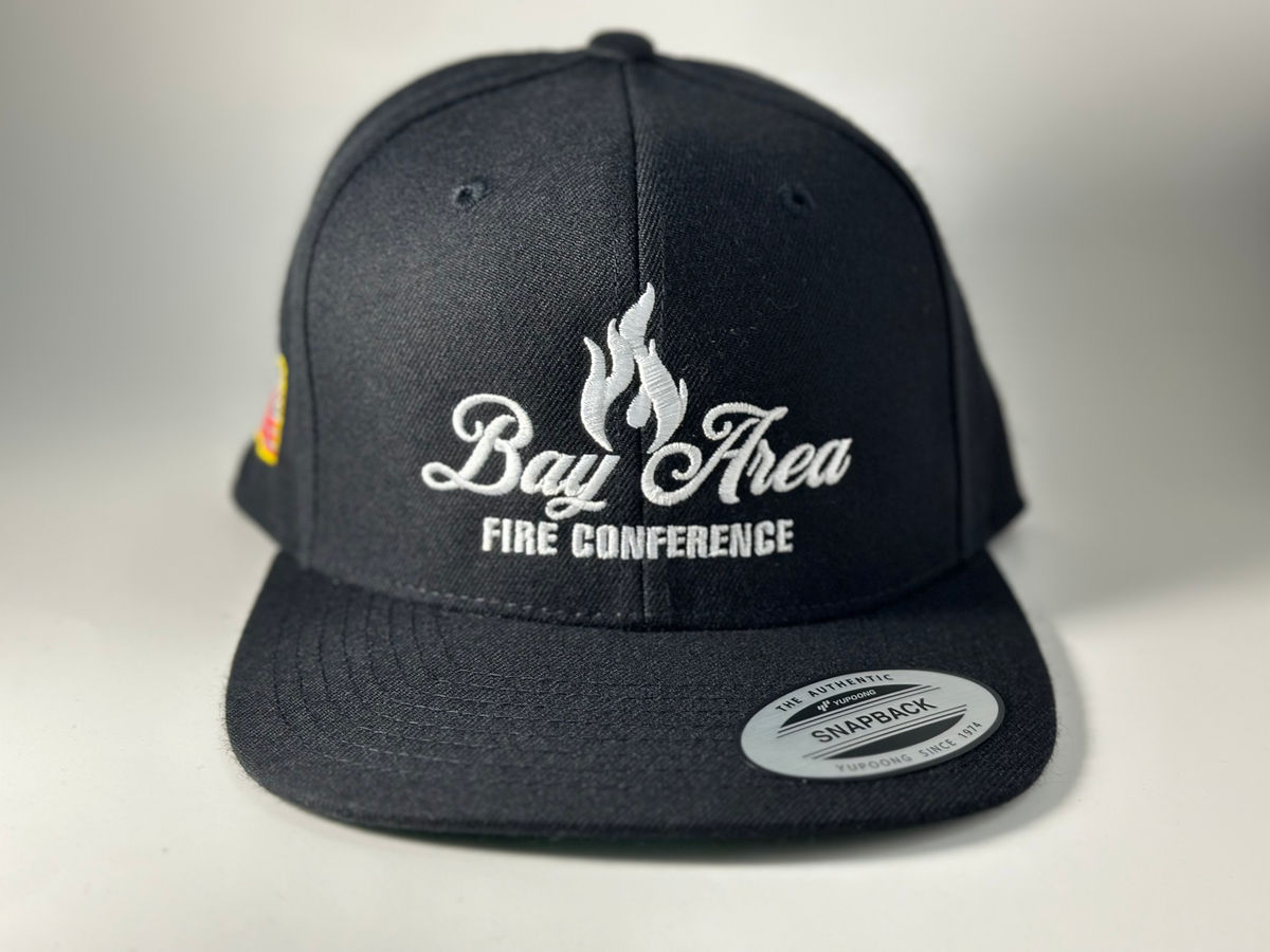 2025 Bay Area Fire Conference Black Snapback Hat