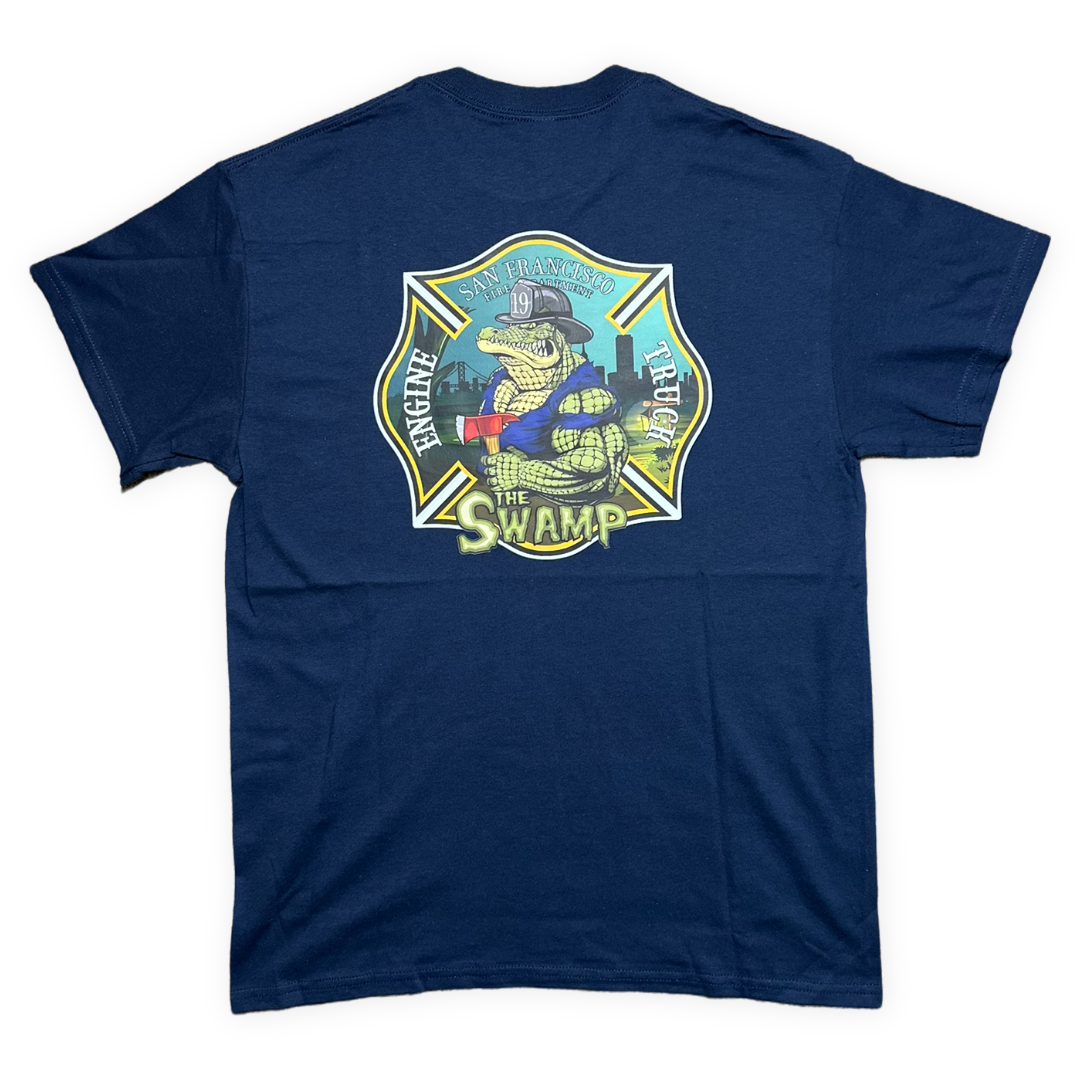 SFFD St. 19 "The Swamp" Navy T-Shirt