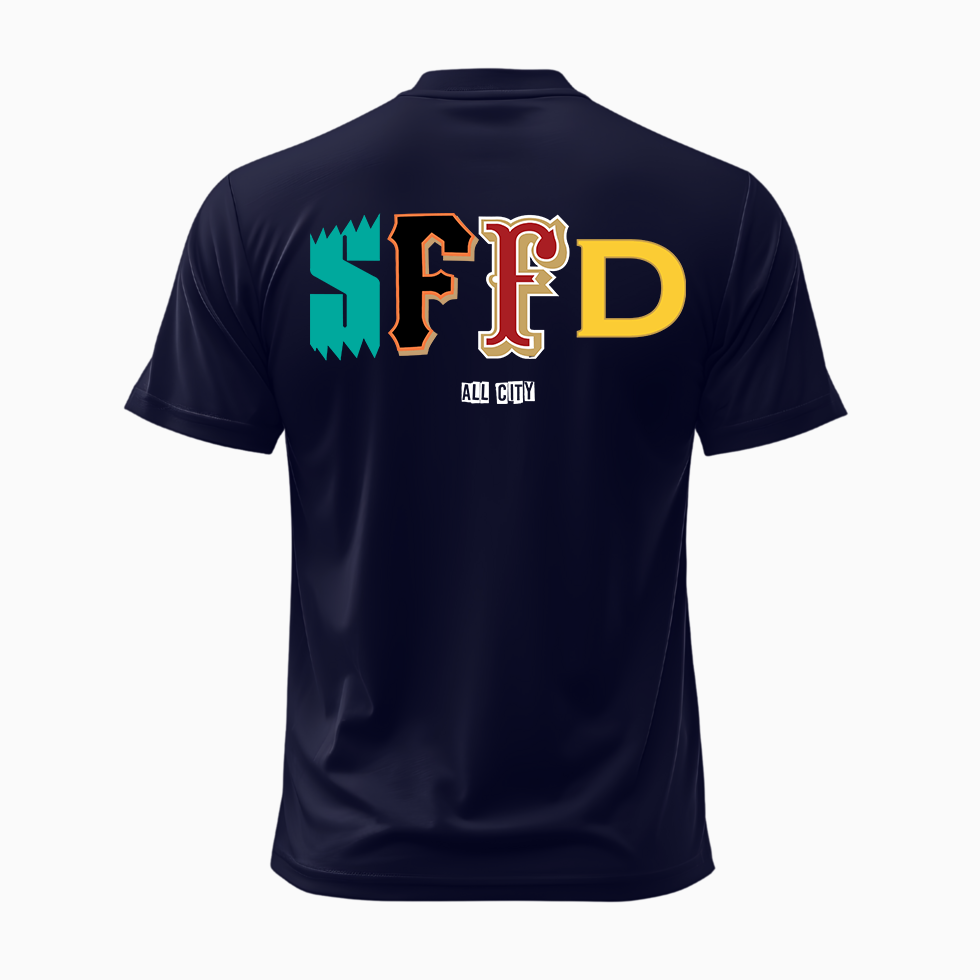 SFFD All City Navy T-Shirt