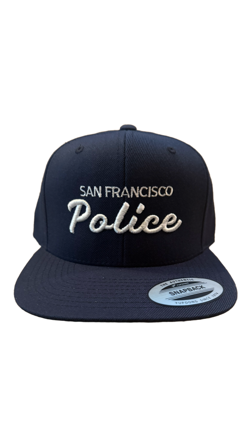 San Francisco Police Navy SnapBack Hat