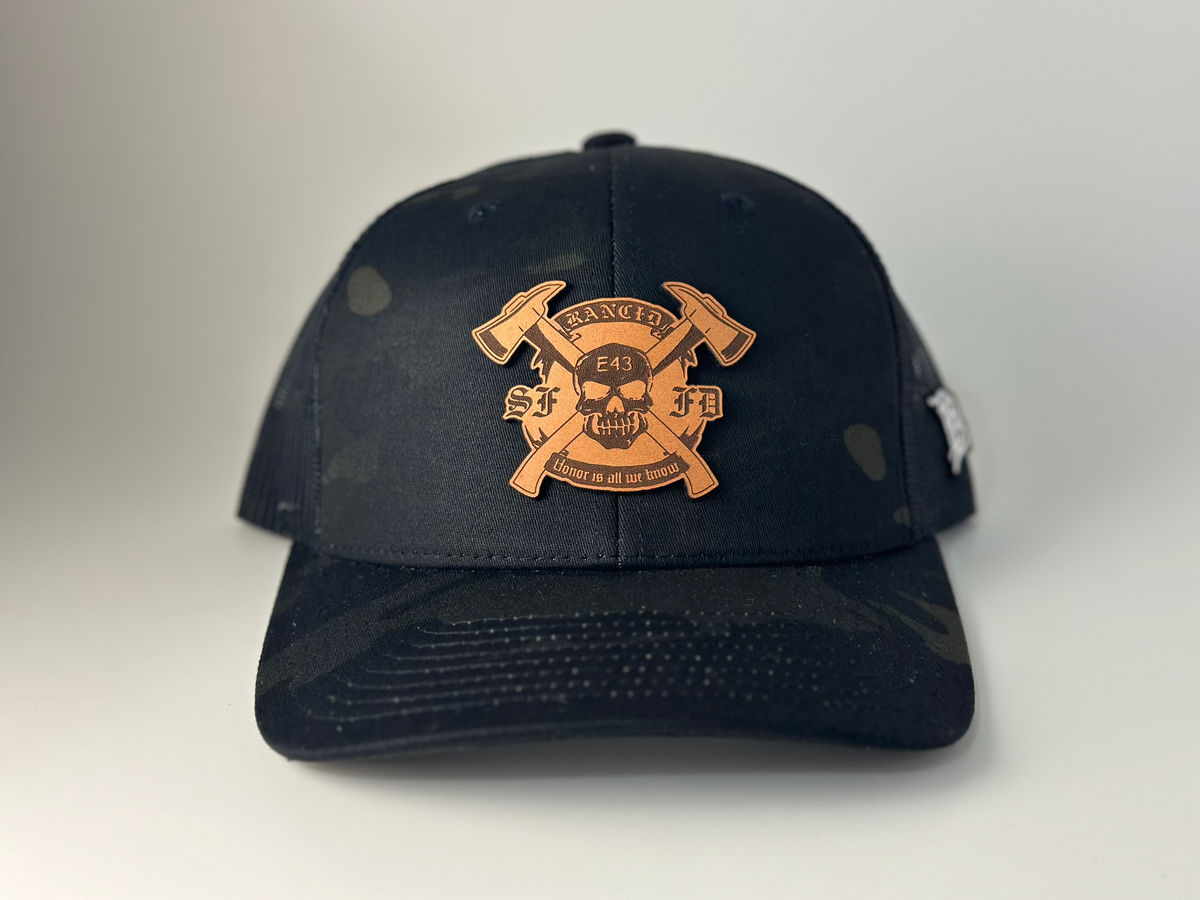 SFFD E43 Camo Truckers Hat