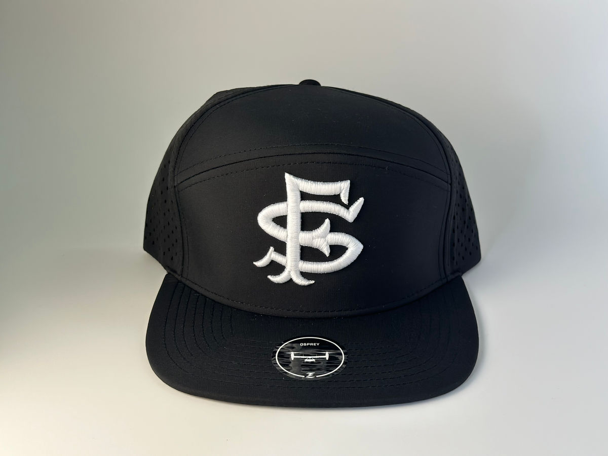 SF Seals 7 Panel Black Snapback