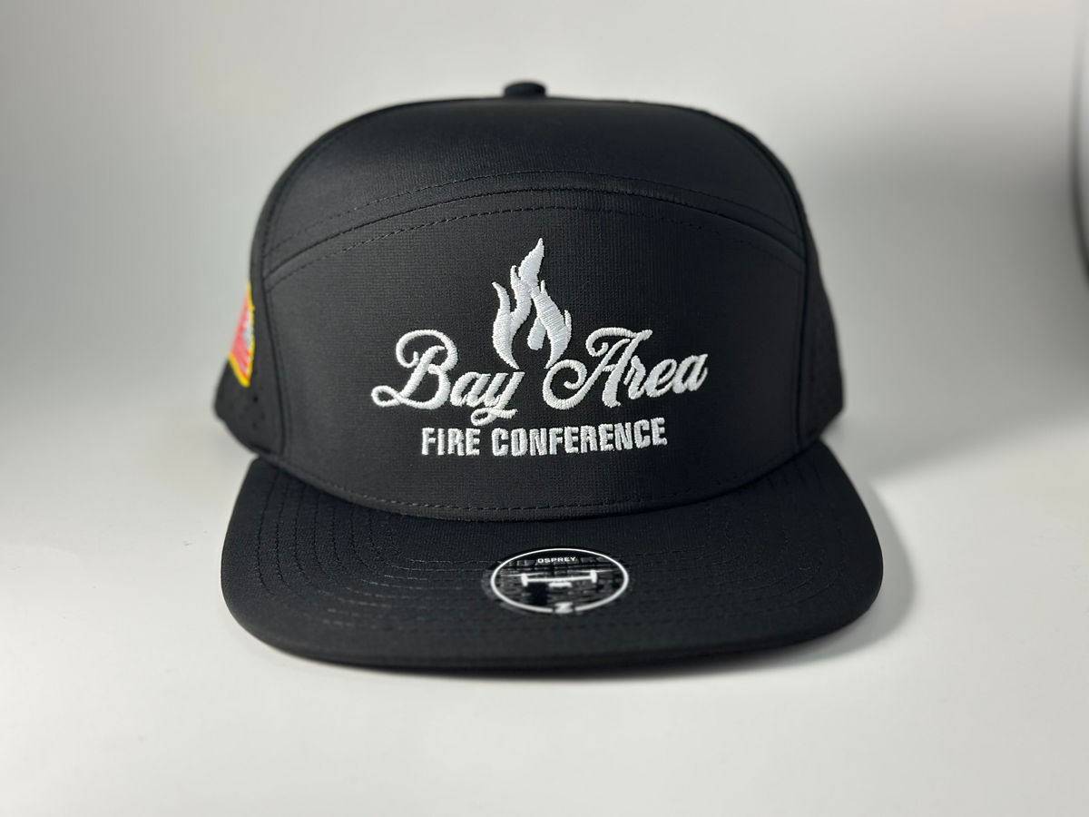 Bay Area Fire Conference Black 7 Panel Premium Snapback