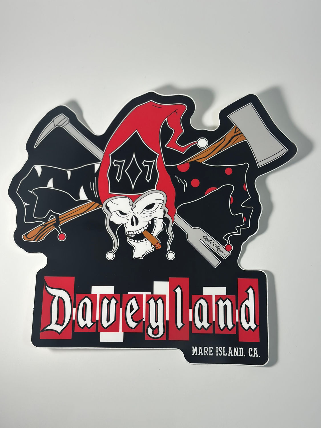 Vallejo Leatherheads Daveyland Sticker