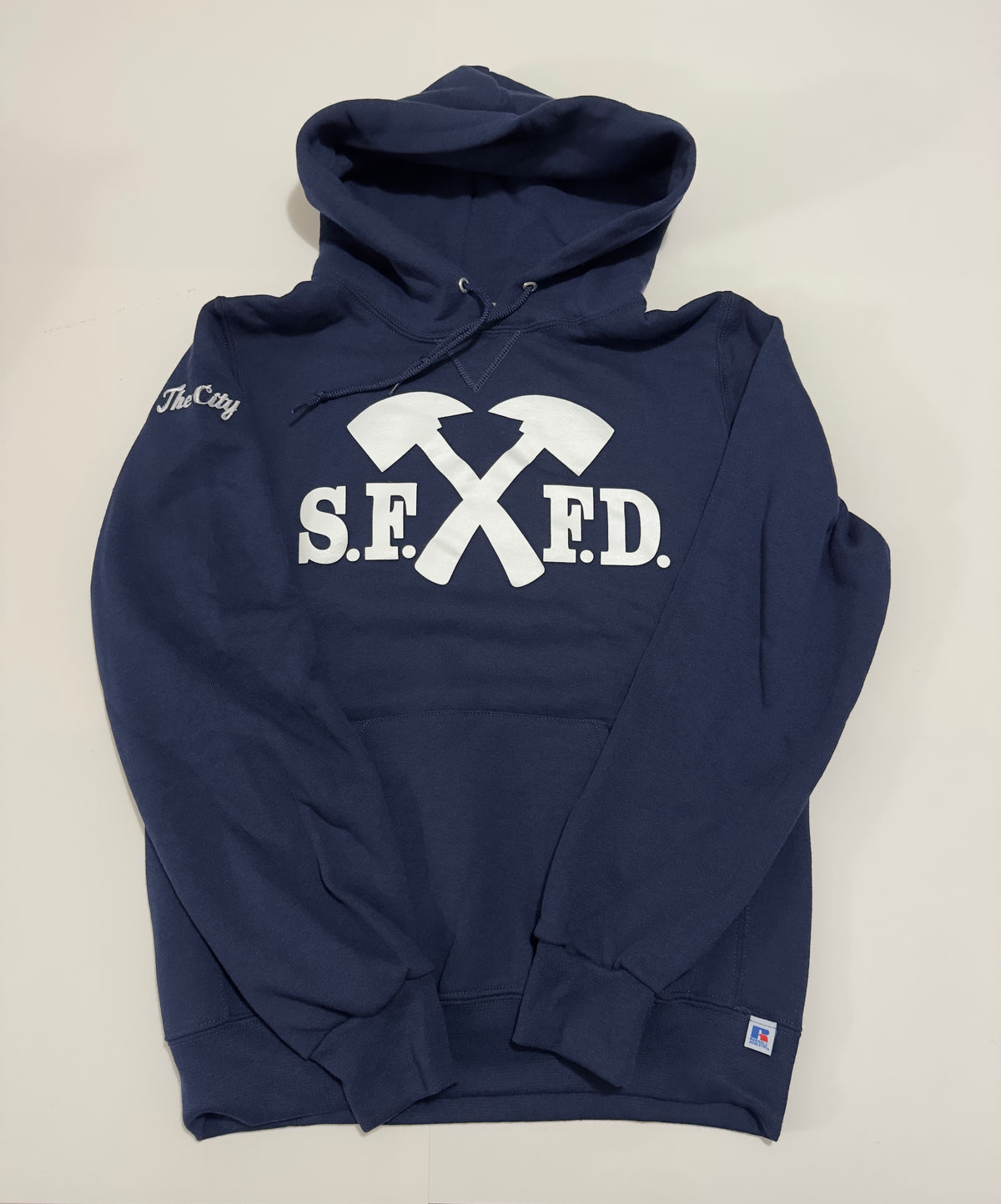 SFFD Cross Axe Navy Hoodie