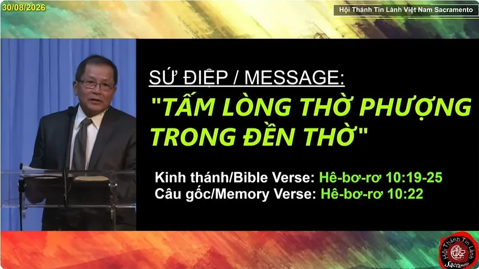 Tấm Lòng Thờ Phượng Trong Đền Thờ