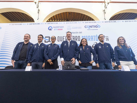 Presenta Mauricio Kuri la 16ª edición del Querétaro Maratón