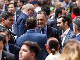 Asiste Mauricio Kuri a ceremonia diplomática por los 250 años de la Independencia de Estados Unidos