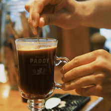 Irish Coffee making at A.L.L.  