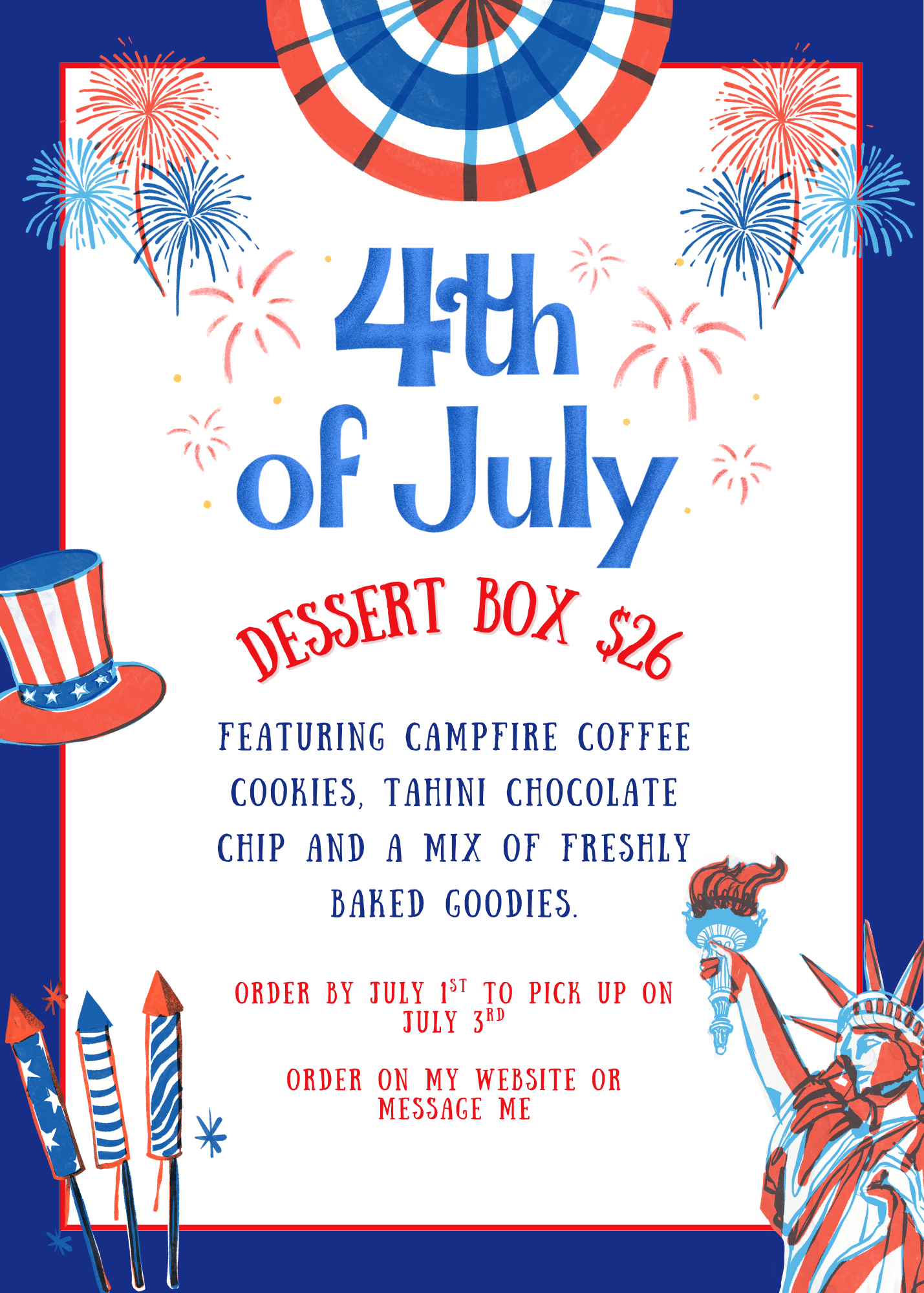 4th of July Dessert Box