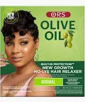 ORS Olive Oil Built-in Protection New Growth No-Lye Hair Relaxer Normal Strength