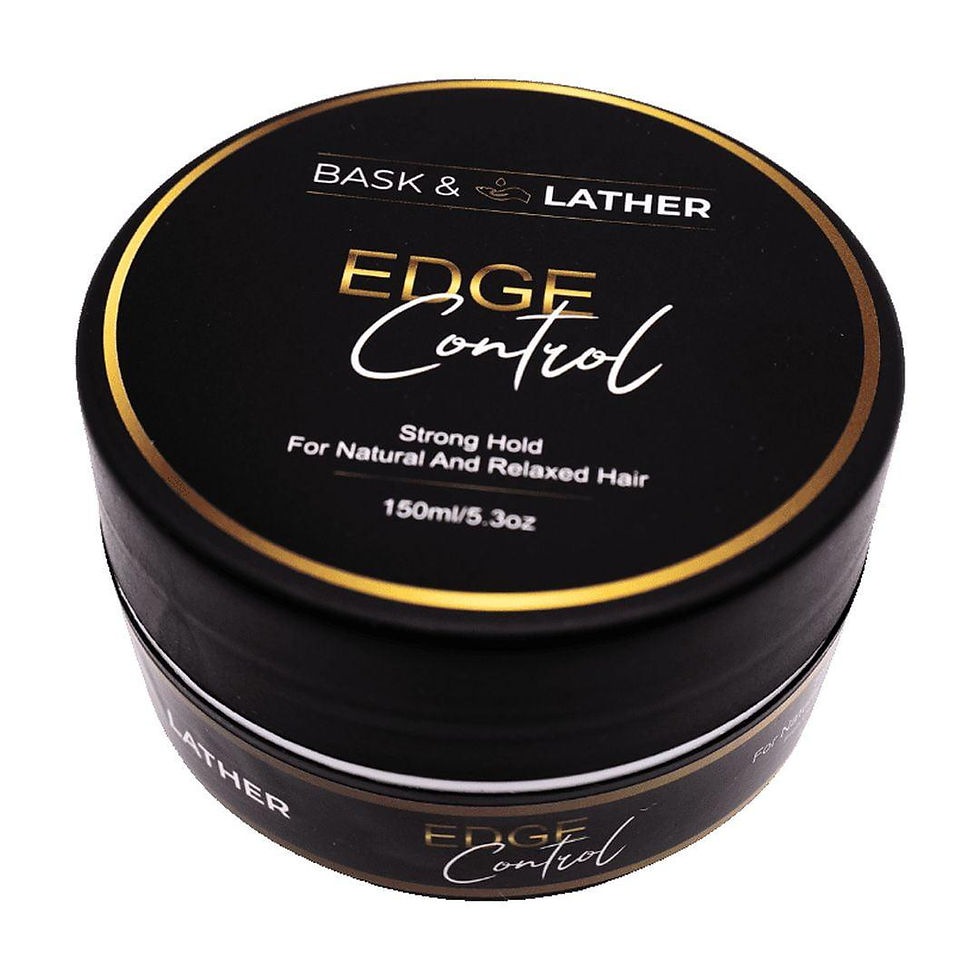 BASK & LATHER Edge Control Hair Gel 5.3 Fl Oz