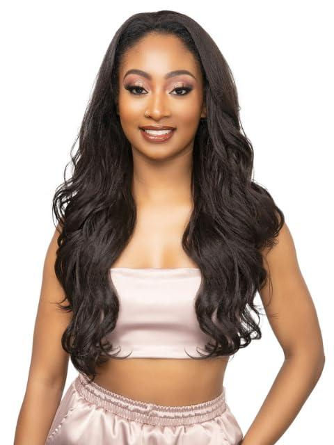 Janet Remy Illusion Easy N Swift Yuma Half Wig #1B