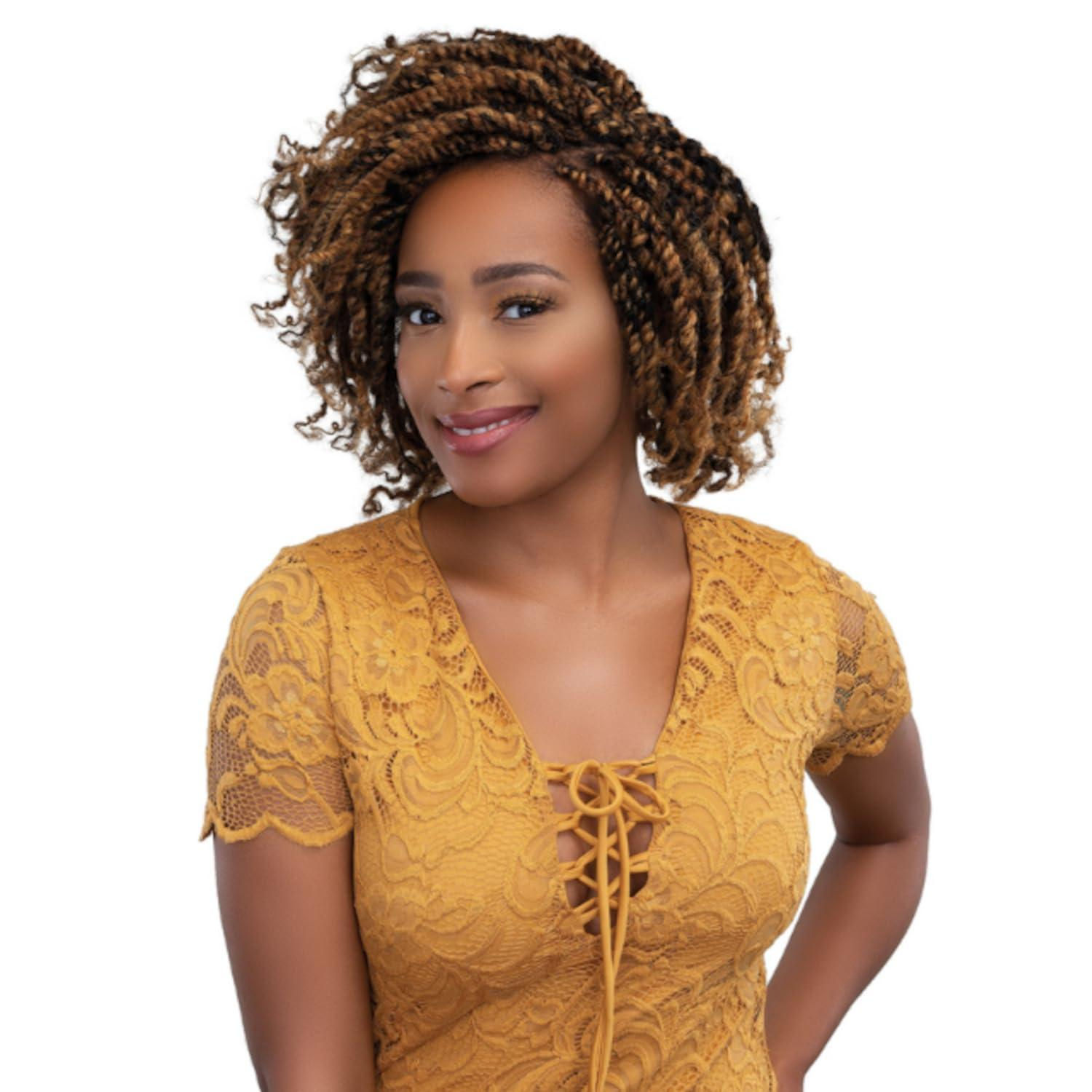 Janet Natural Afro Kinky Bulk Braid 12" Natural