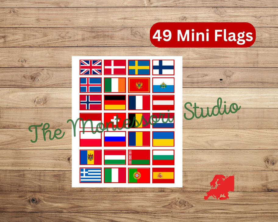 Flags and countries of europe