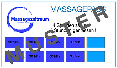 Massagepass 10 Stunden Genuss