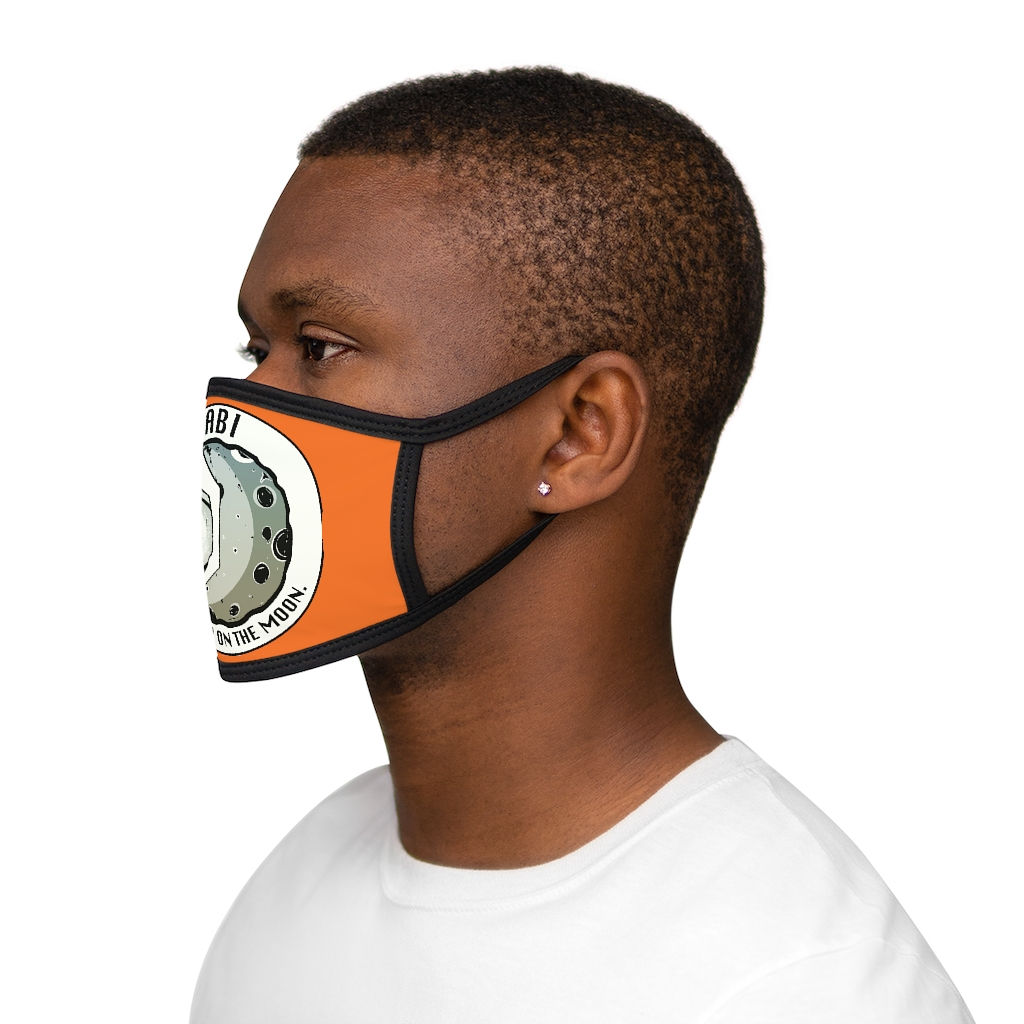 Mixed-Fabric ABI Face Mask(orange)