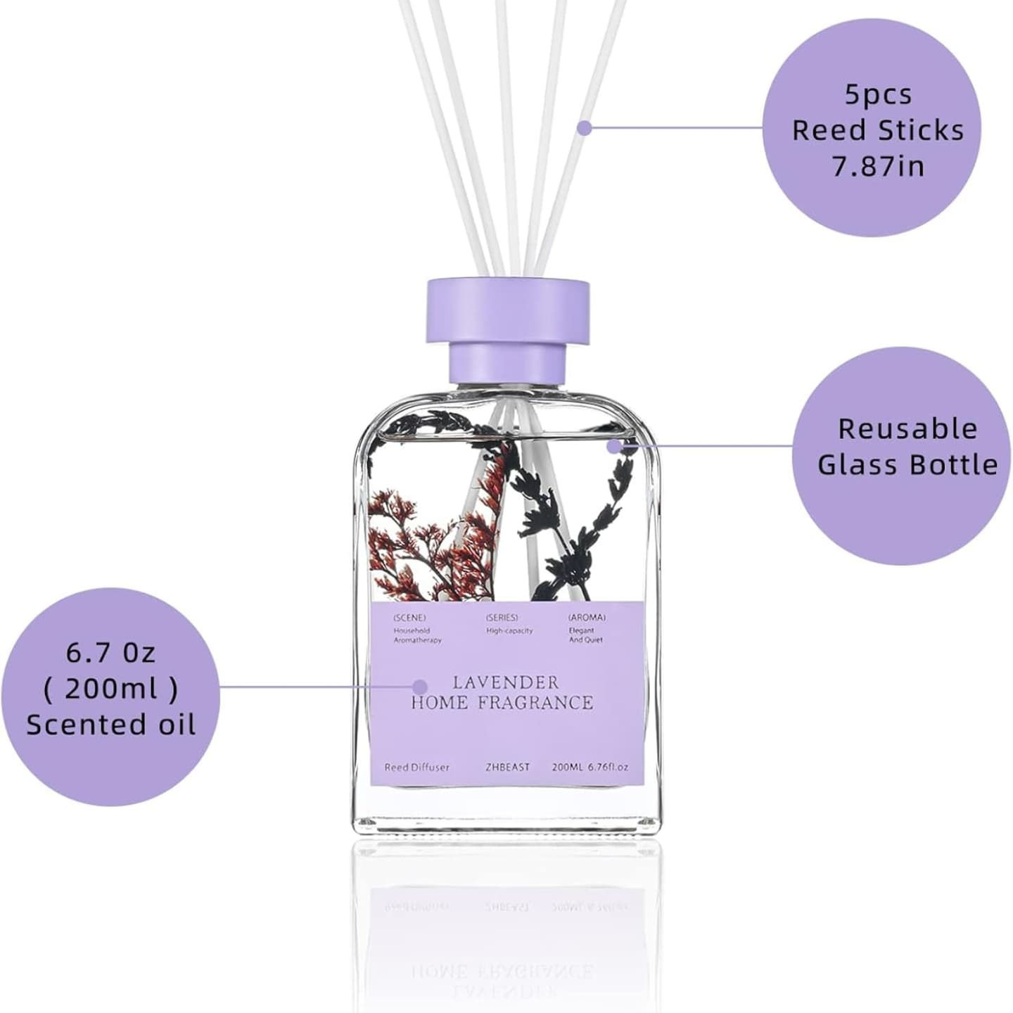 200 ml Lavender Reed Diffuser 