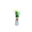 Thumbnail: 12" Faux Greenery in Ceramic White Vase