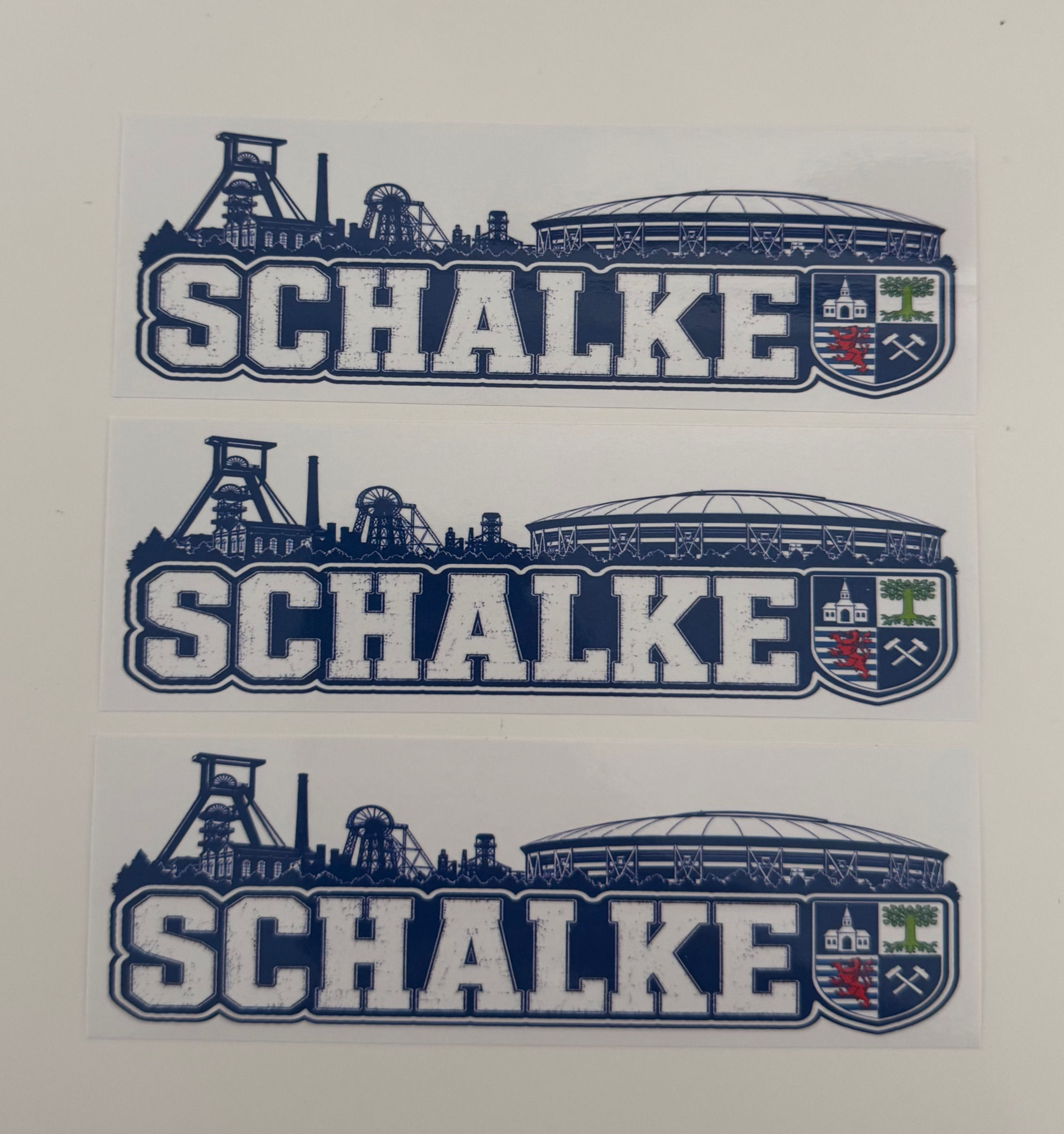 Aufkleber Schalke Skyline Fußball Ultras