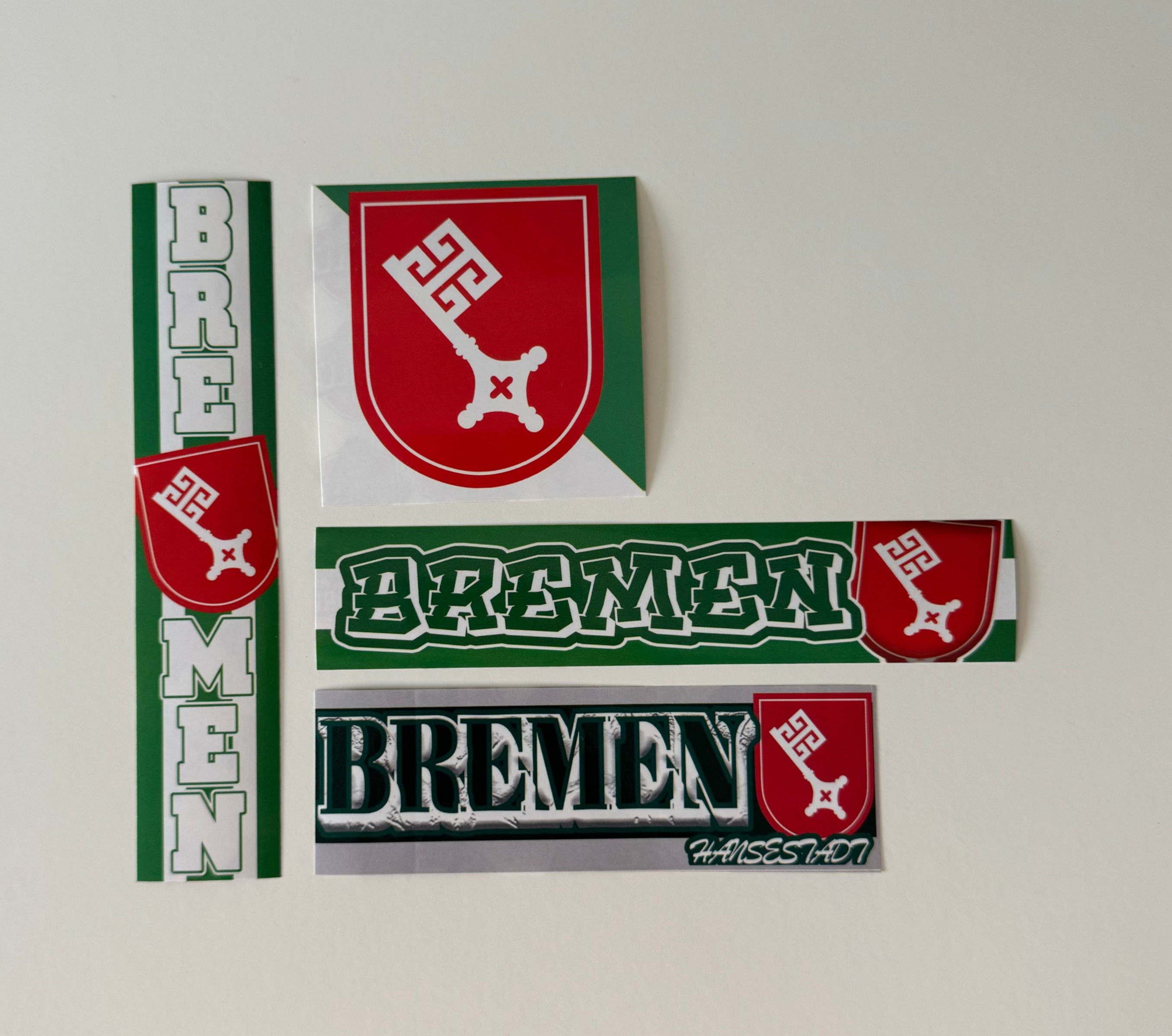Bremen Aufkleber-Mix 200 Stück Fußball Ultras