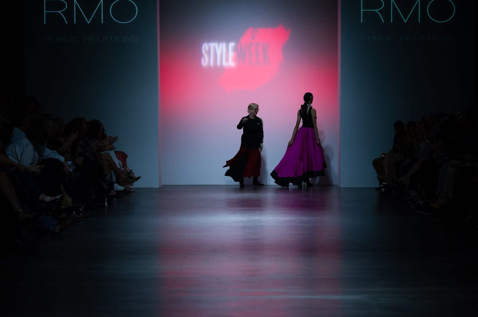 Styleweek Logo on Runway set
