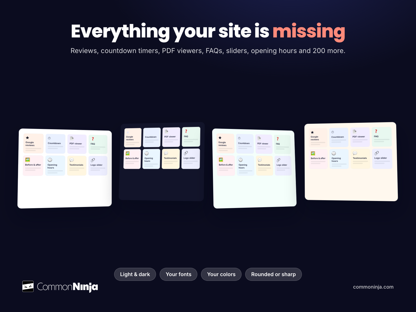 All-in-One Ninja Widget Suite screenshot 2